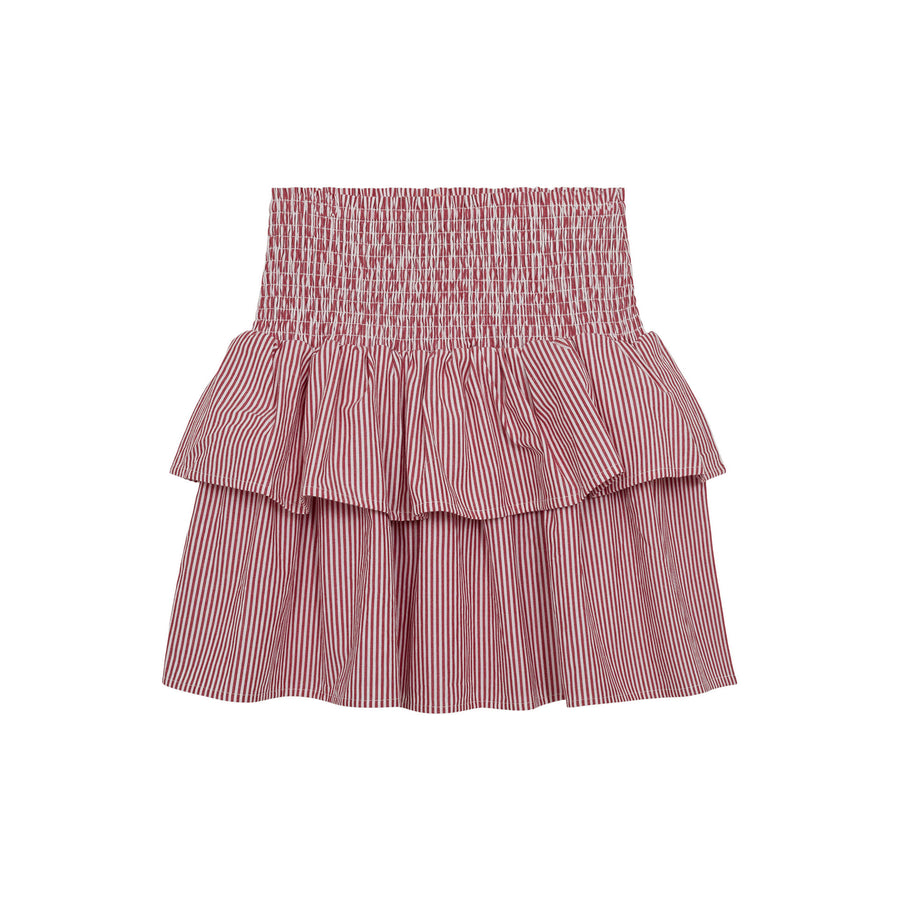 Designers Remix Red/White Stripes Harriet Mini Skirt