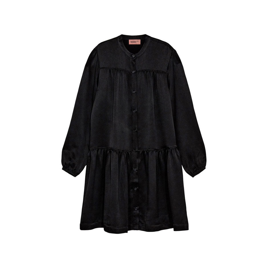 Designers Remix Black Lucille Shirt Dress