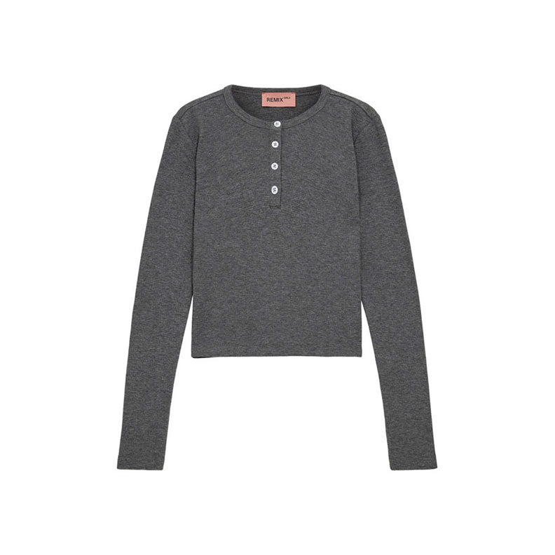 Designers Remix Grey Bryson Longsleeve Tshirt