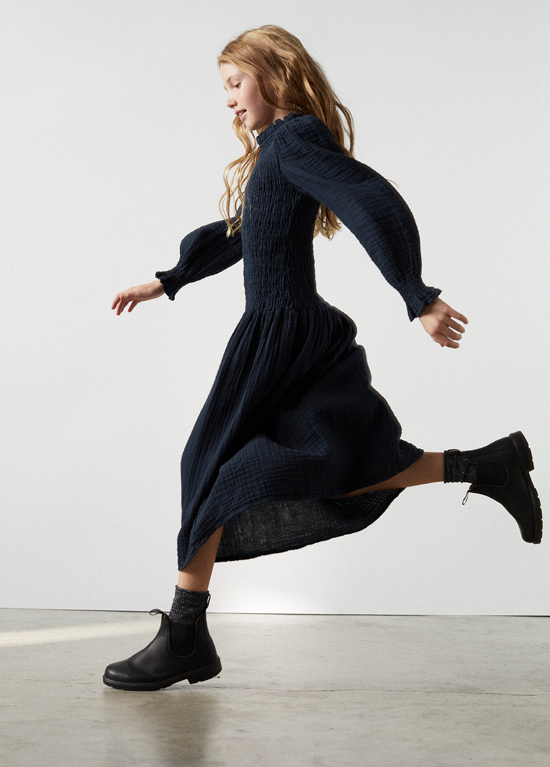 The New Society Space Blue Ricarda Dress