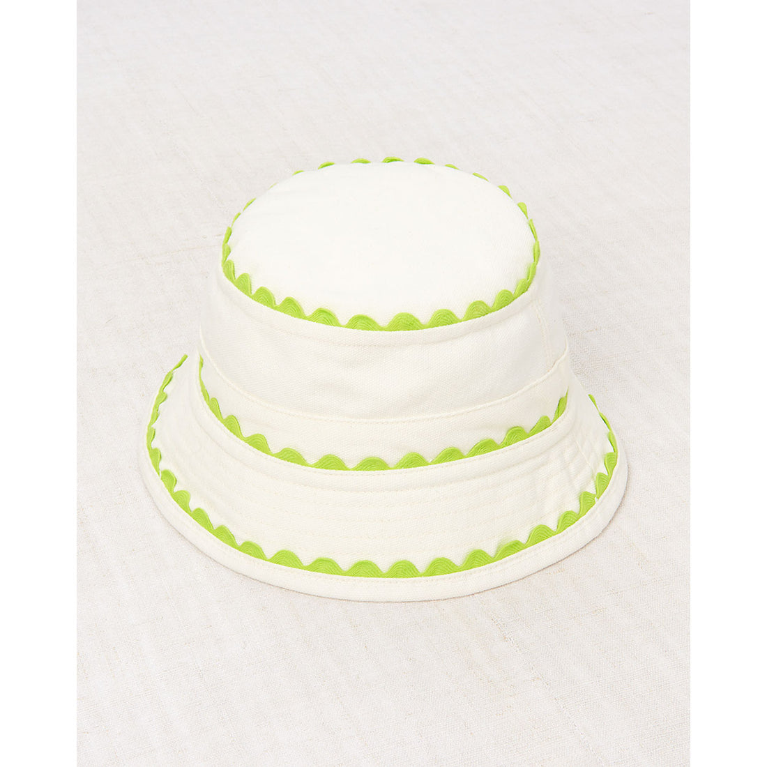 Misha and Puff Marzipan Jumbo Rickrack Bucket Hat