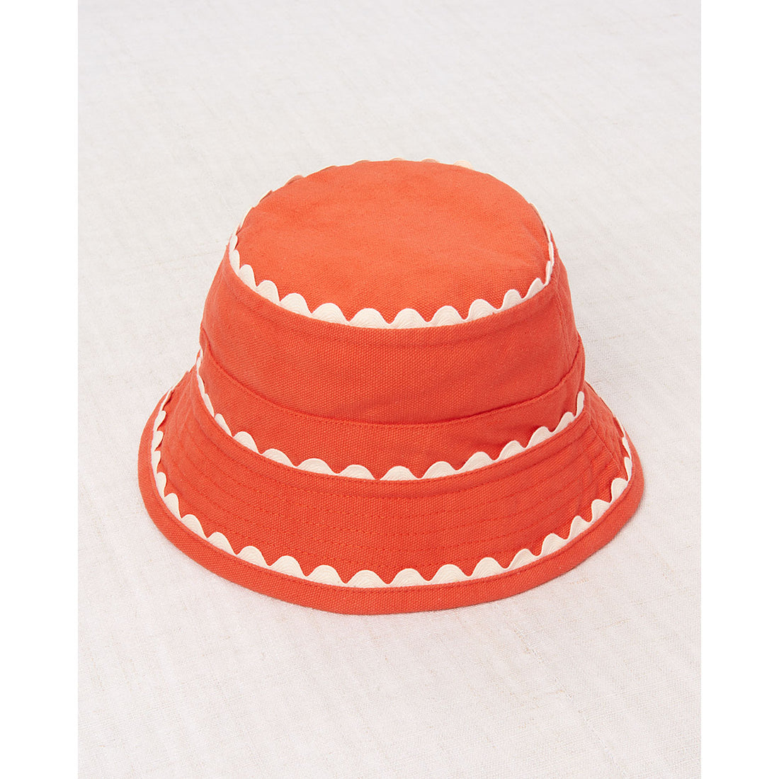 Misha and Puff Persimmon Jumbo Rickrack Bucket Hat