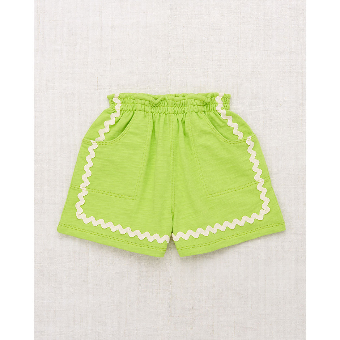 Misha and Puff Peridot Jumbo Rickrack Camp Short