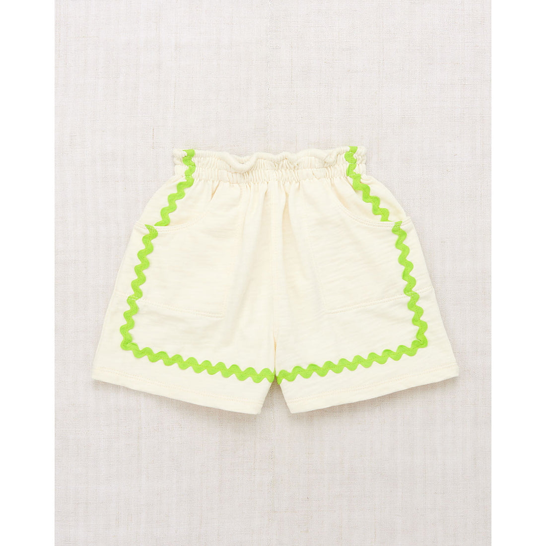 Misha and Puff Marzipan Jumbo Rickrack Camp Short