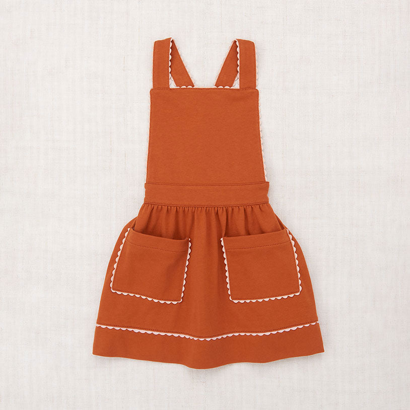 Misha and Puff Rickrack Pinafore - Terra