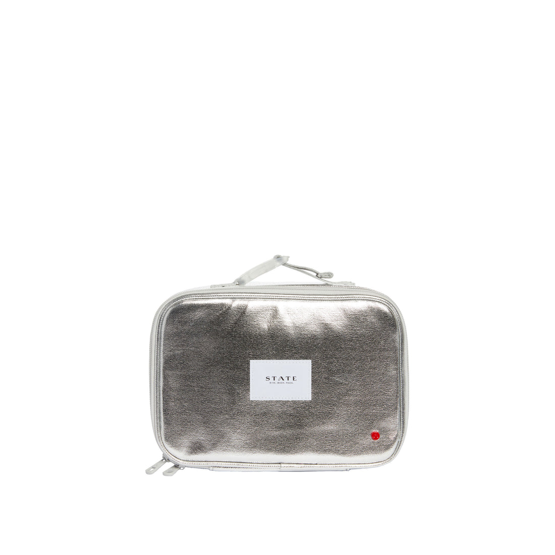 State Bags Silver Lunch Box