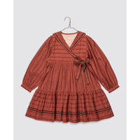 Little Cotton Clothes Trifle Stripe Rosalind Wrap Dress
