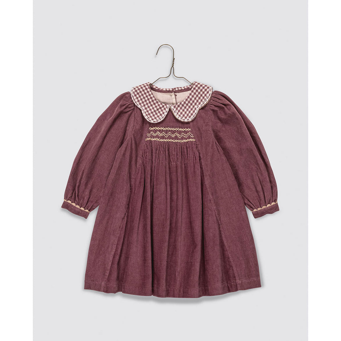Little Cotton Clothes Sugarplum Velvet Ruby Dress