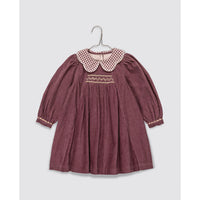 Little Cotton Clothes Sugarplum Velvet Ruby Dress