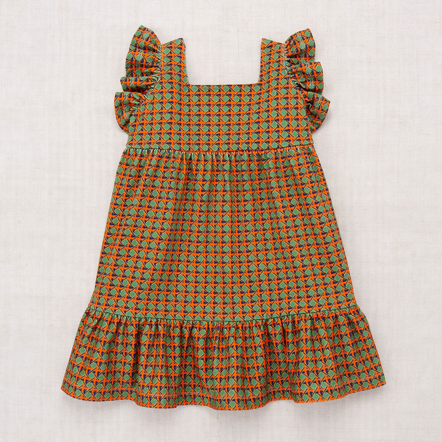 ワンピース misha and puff ruffle dress Misha and Puff Ruffle Sleeve Dress - Jadeite Lattice – Ladida