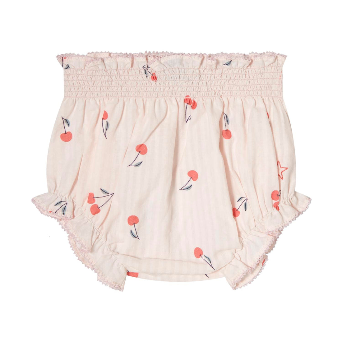 Tocoto Vintage Pink Cherry Print Bloomers