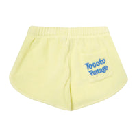 Tocoto Vintage Yellow Terry Baby Shorts