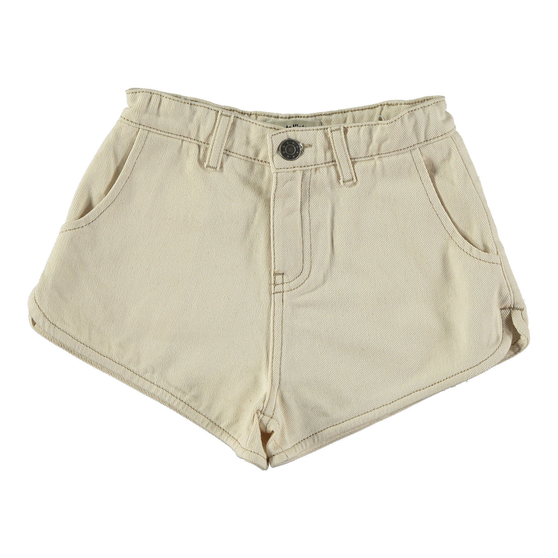 Tocoto Vintage Off White Twill Shorts