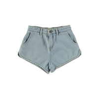 Tocoto Vintage Blue Denim Jean Shorts