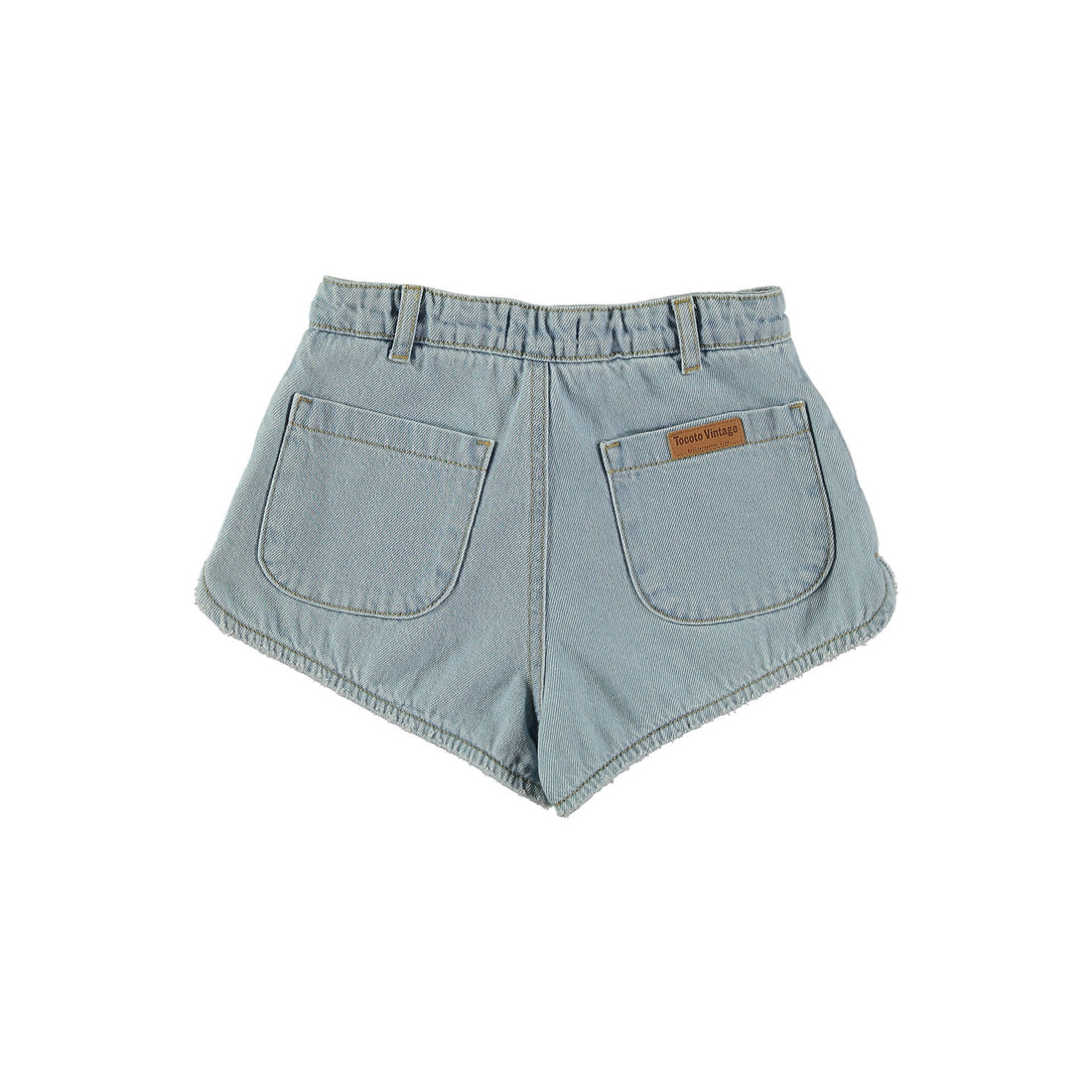 Tocoto Vintage Blue Denim Jean Shorts