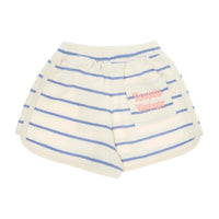 Tocoto Vintage Blue Striped Shorts
