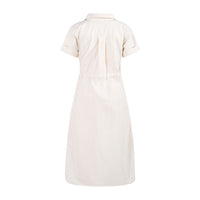 tntrm White With Floral Safari Dress