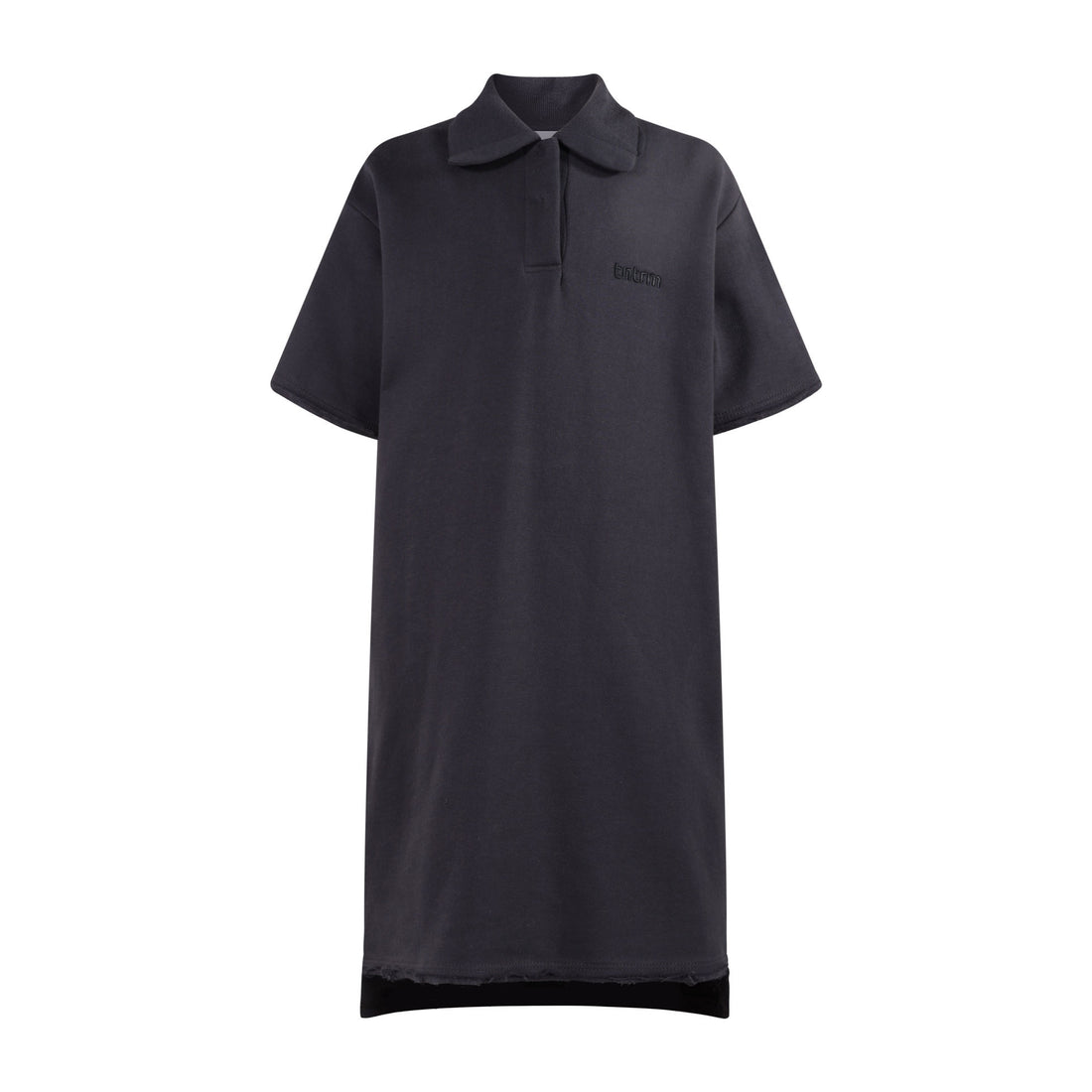tntrm Black Sweat T-Shirt Dress