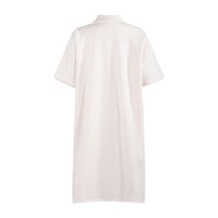 tntrm Off White Sweat T-Shirt Dress