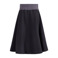 tntrm Black Sweat Skirt