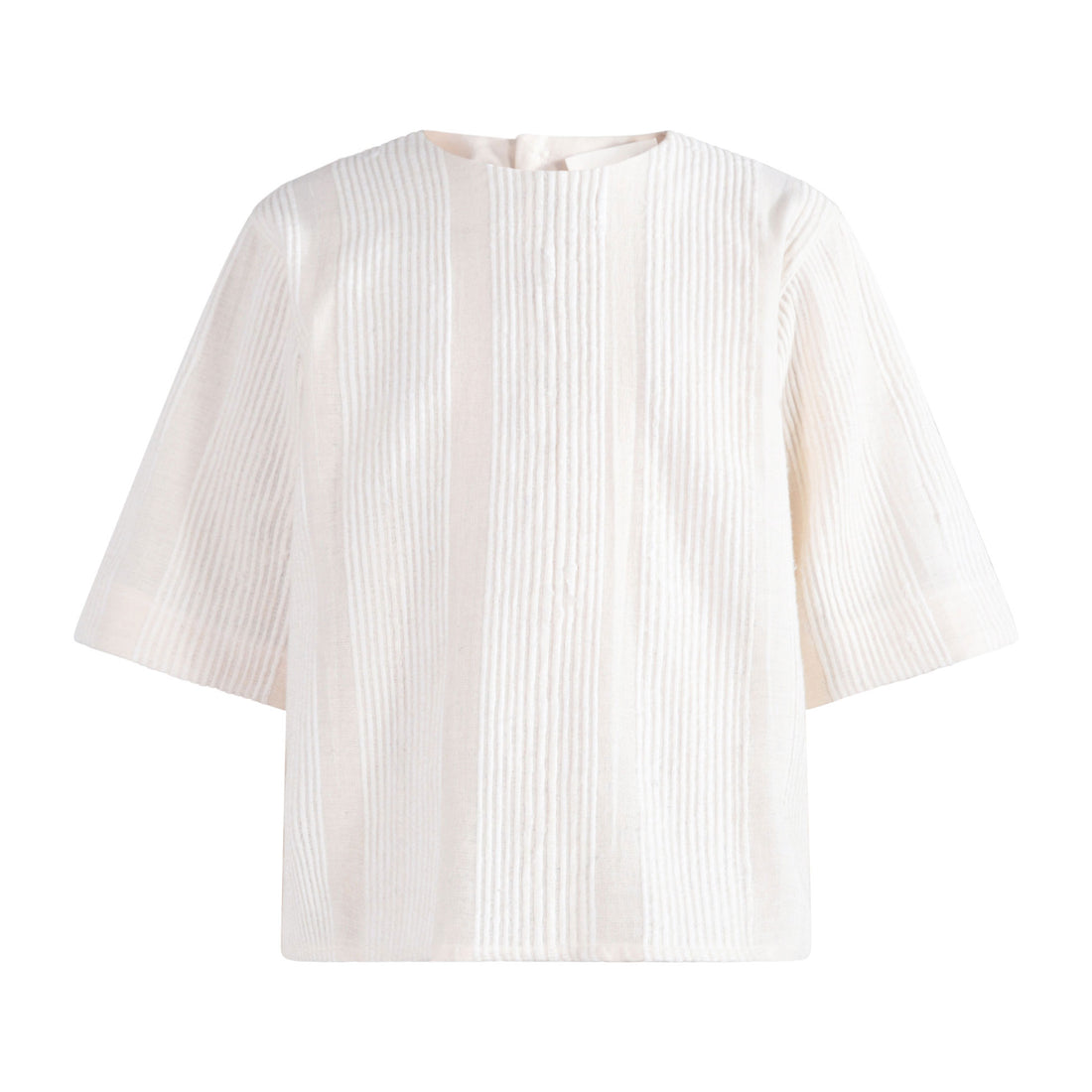 tntrm White Rewoven Top