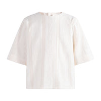 tntrm White Rewoven Top