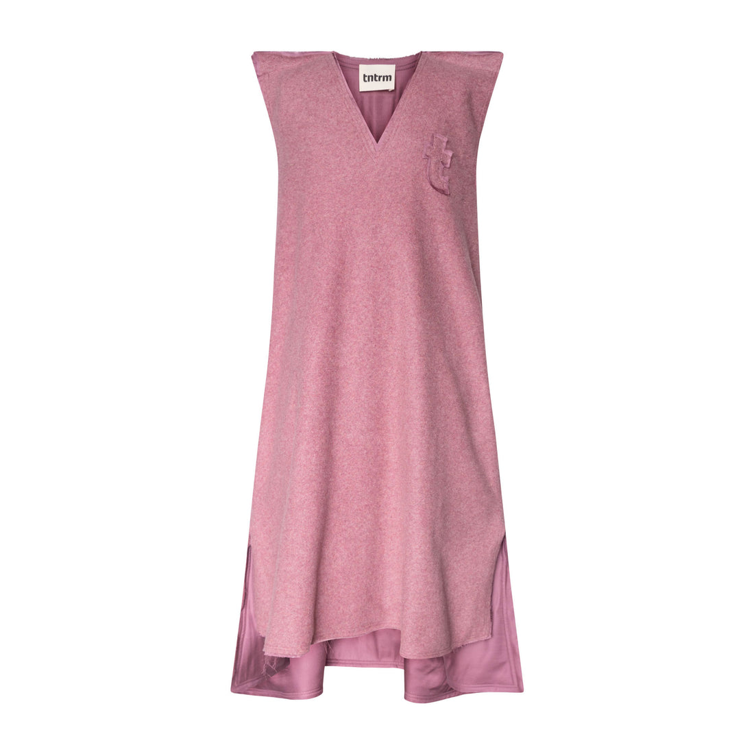 TNTRM Bordeaux Melange Fleece Dress
