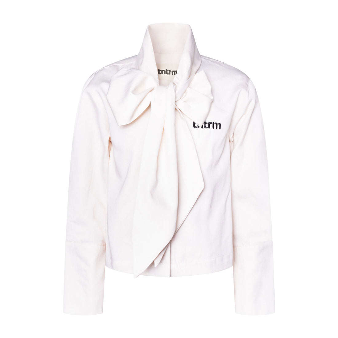 TNTRM White Swan Bow Blouse