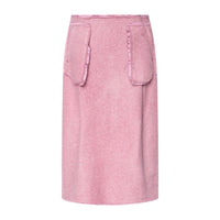 TNTRM Bordeaux Melange Fleece Skirt