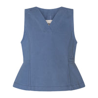 TNTRM Celestian Blue Embroidered Vest