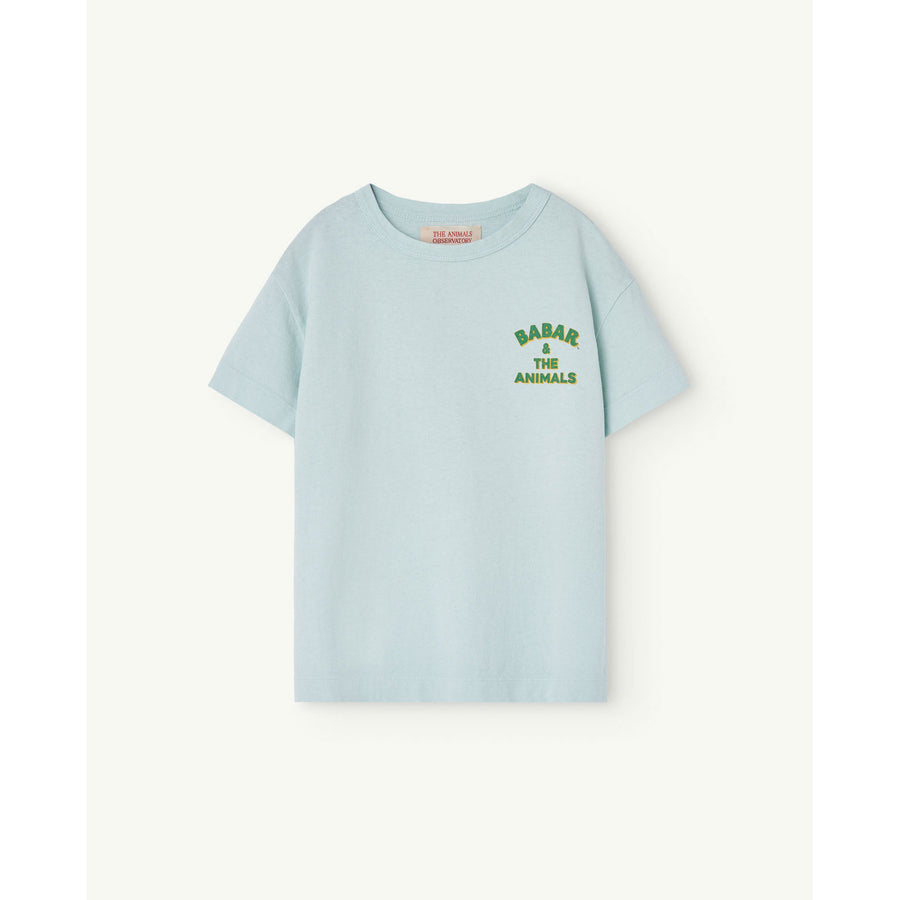 The Animals Observatory Babar X TAO Light Blue Rooster T-Shirt