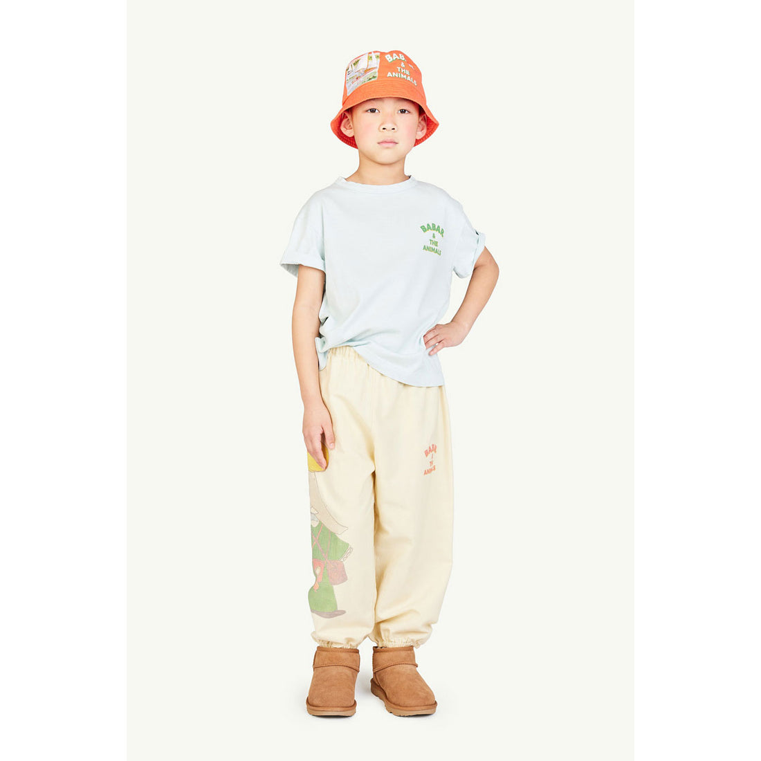 The Animals Observatory Babar X TAO Light Blue Rooster T-Shirt