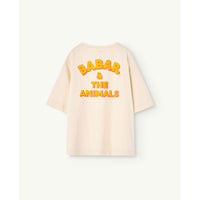 The Animals Observatory Babar X TAO Off White Rooster Oversize Walking Elephant T-Shirt