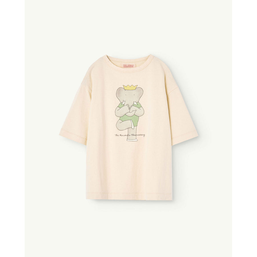 The Animals Observatory Babar X TAO Off White Rooster Oversize Dancing Elephant T-Shirt