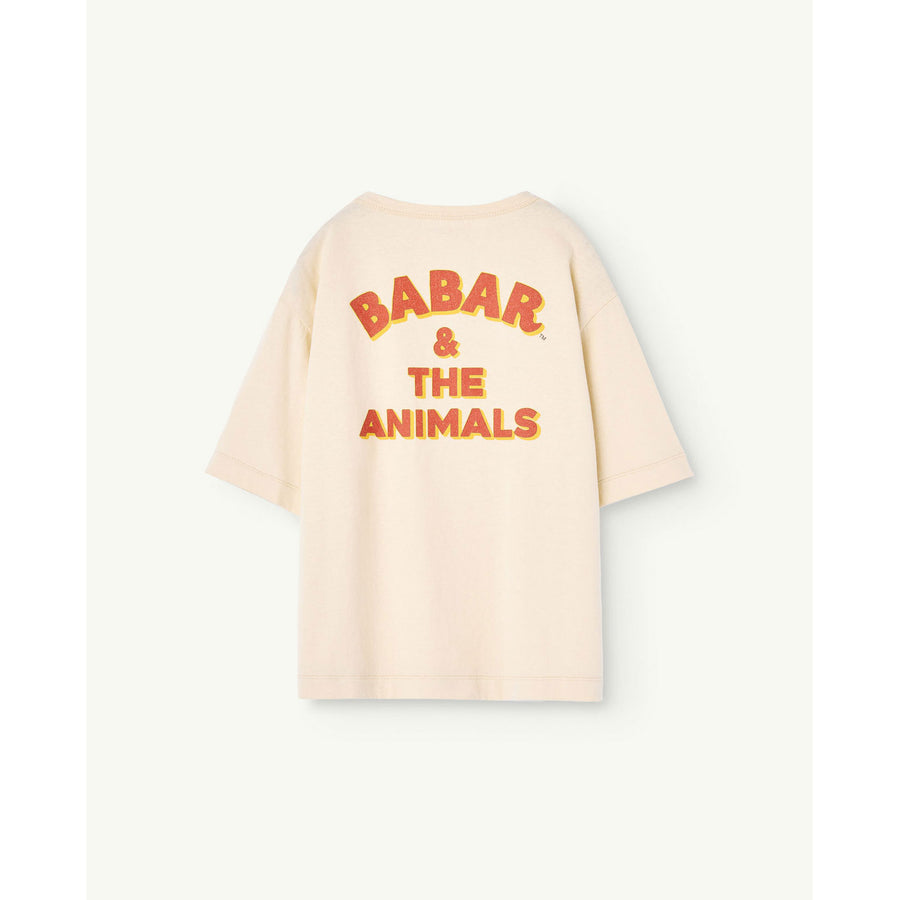 The Animals Observatory Babar X TAO Off White Rooster Oversize Dancing Elephant T-Shirt