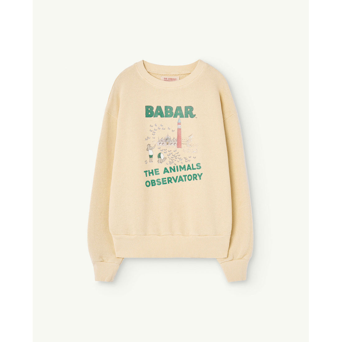 The Animals Observatory Babar X TAO Off White Bear Sweatshirt