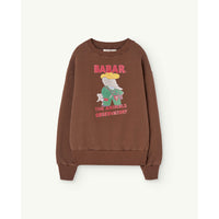 The Animals Observatory Babar X TAO Brown Bear Sweatshirt