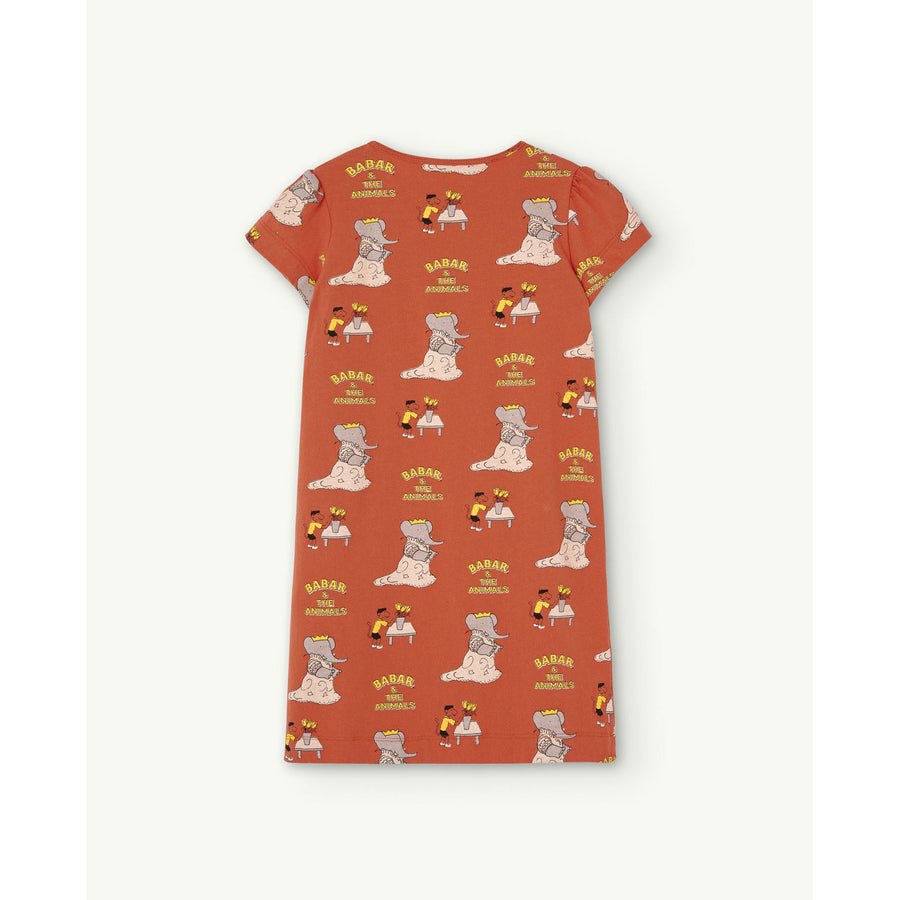 The Animals Observatory Babar X TAO Red Flamingo Dress