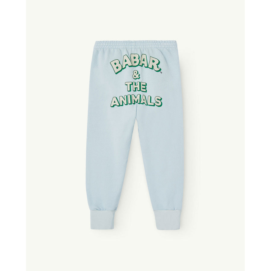 The Animals Observatory Babar X TAO Light Blue Panther Pants