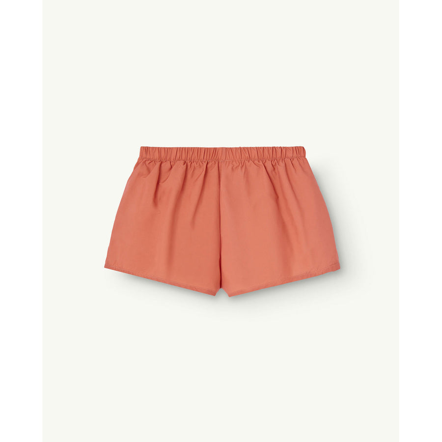 The Animals Observatory Babar X TAO Red Puppy Swim Shorts