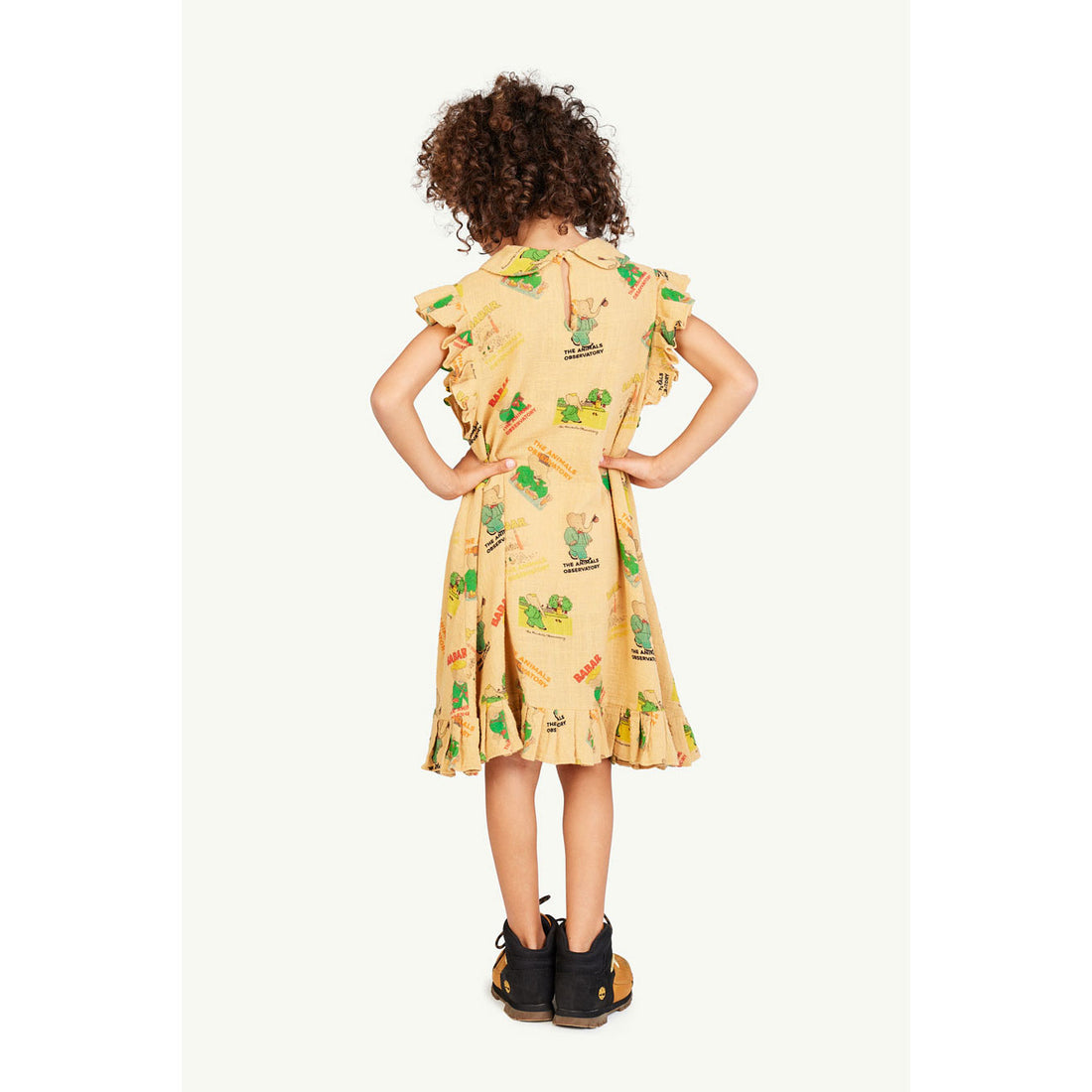 The Animals Observatory Babar X TAO Beige Giraffe Dress