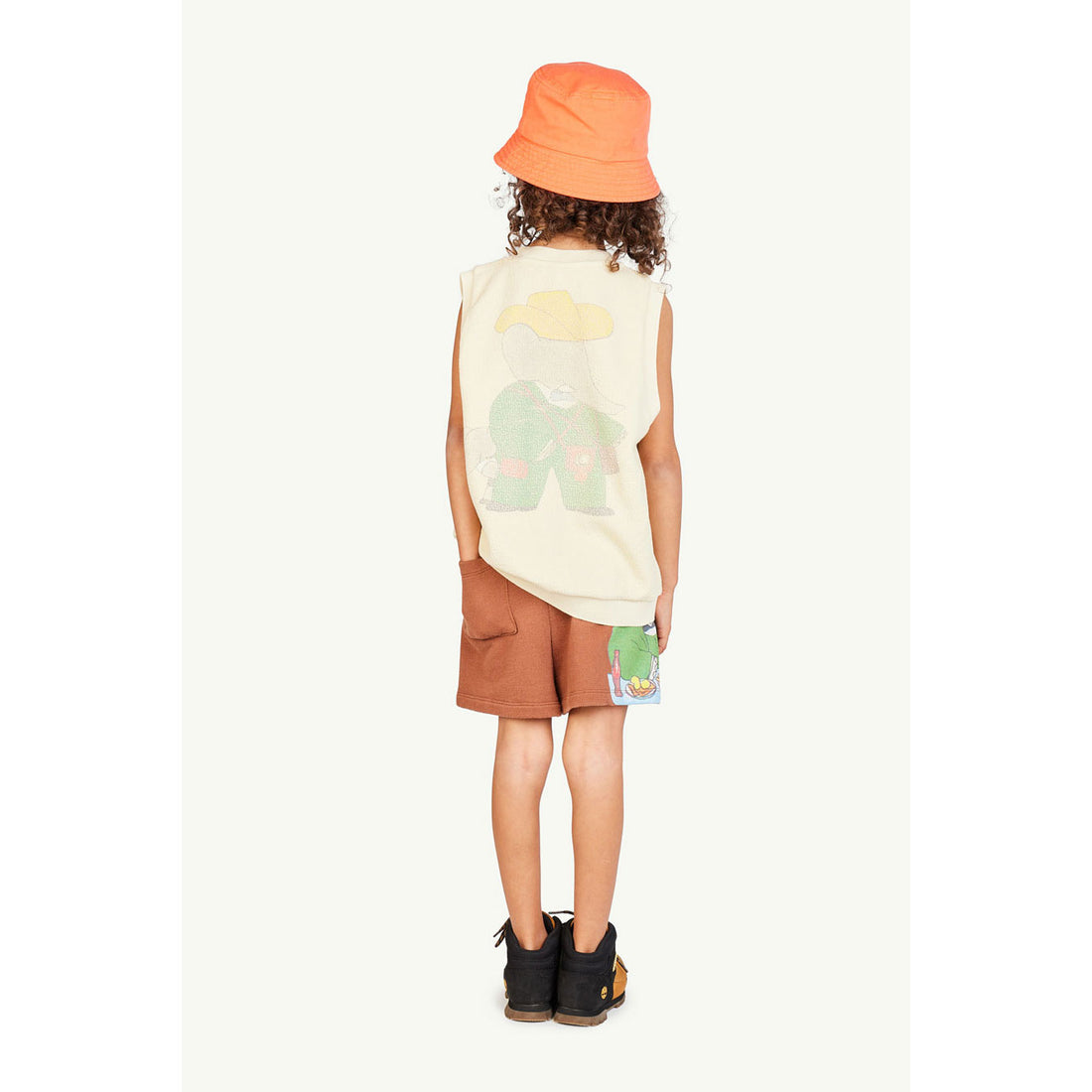 The Animals Observatory Babar X TAO Off White Bat Top
