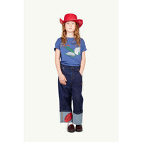 The Animals Observatory Blue Worm Rooster T-Shirt