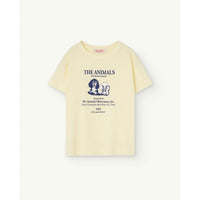 The Animals Observatory Soft Yellow Rooster T-Shirt