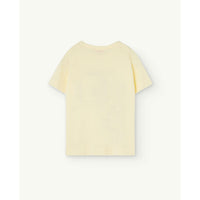 The Animals Observatory Soft Yellow Rooster T-Shirt