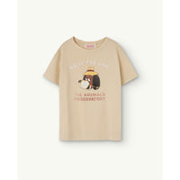 The Animals Observatory Beige Billy Rooster T-Shirt