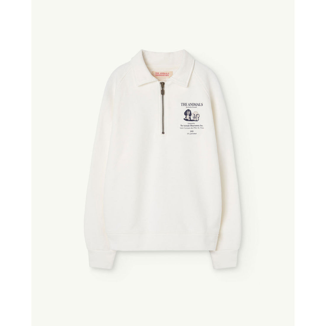 The Animals Observatory White Dog Seahorse Sweatshirt