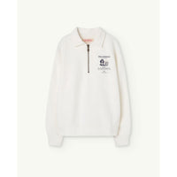 The Animals Observatory White Dog Seahorse Sweatshirt