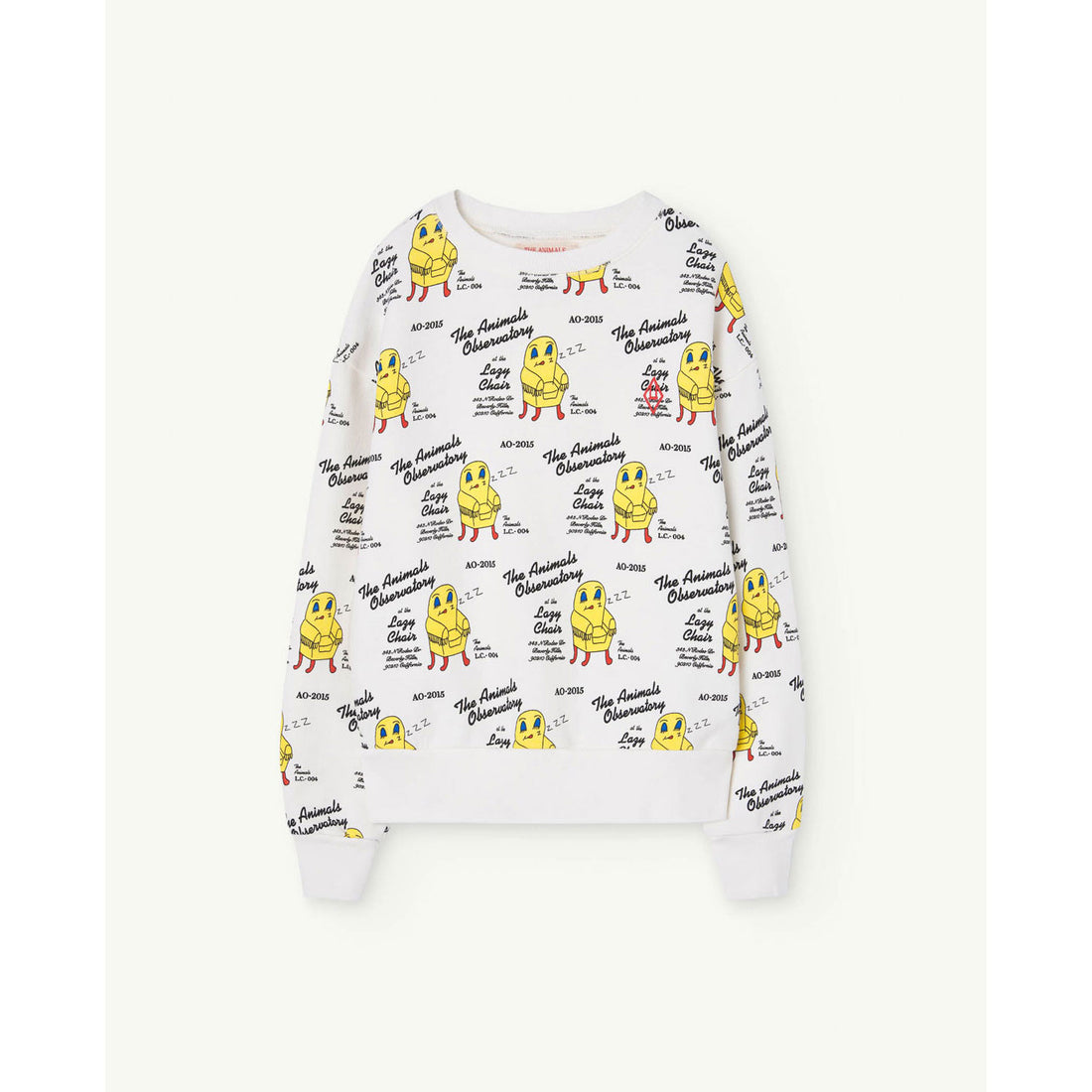 The Animals Observatory White Char Bear Sweatshirt