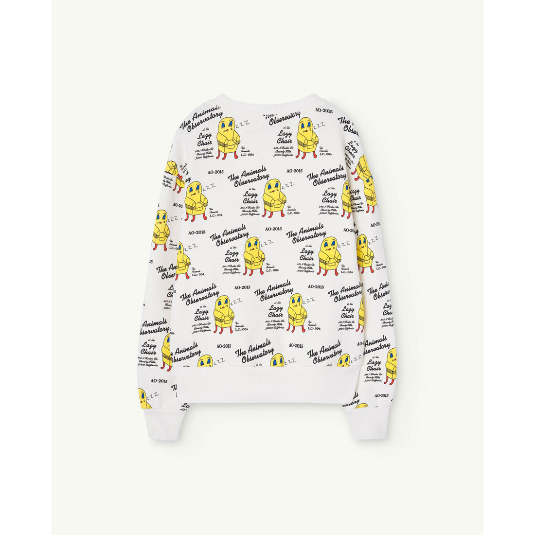 The Animals Observatory White Char Bear Sweatshirt